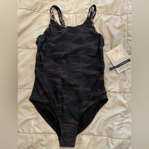 Athleta Girls Camo Tie Dye One Piece